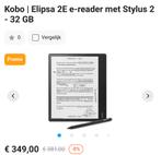 Kobo Elipsa 2 - als nieuw, Computers en Software, Ophalen of Verzenden, Zo goed als nieuw