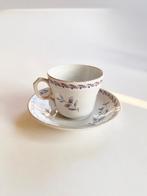 Petrus Regout Maastricht antiek kopje en schoteltje, Antiek en Kunst, Ophalen of Verzenden