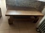 eiken salon tafel, Maison & Meubles, Tables | Tables de salon, 100 à 150 cm, Moins de 50 cm, Enlèvement, Utilisé