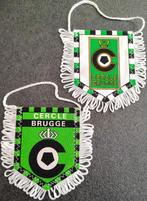 Cercle Brugge oud logo prachtig zeldzaam duo vintage vaantje, Ophalen of Verzenden, Zo goed als nieuw, Vaantje of Sjaal