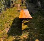 Boomstambladtafel epoxy, Tuin en Terras, Tuintafels, Ophalen, Nieuw, Rechthoekig, Hout