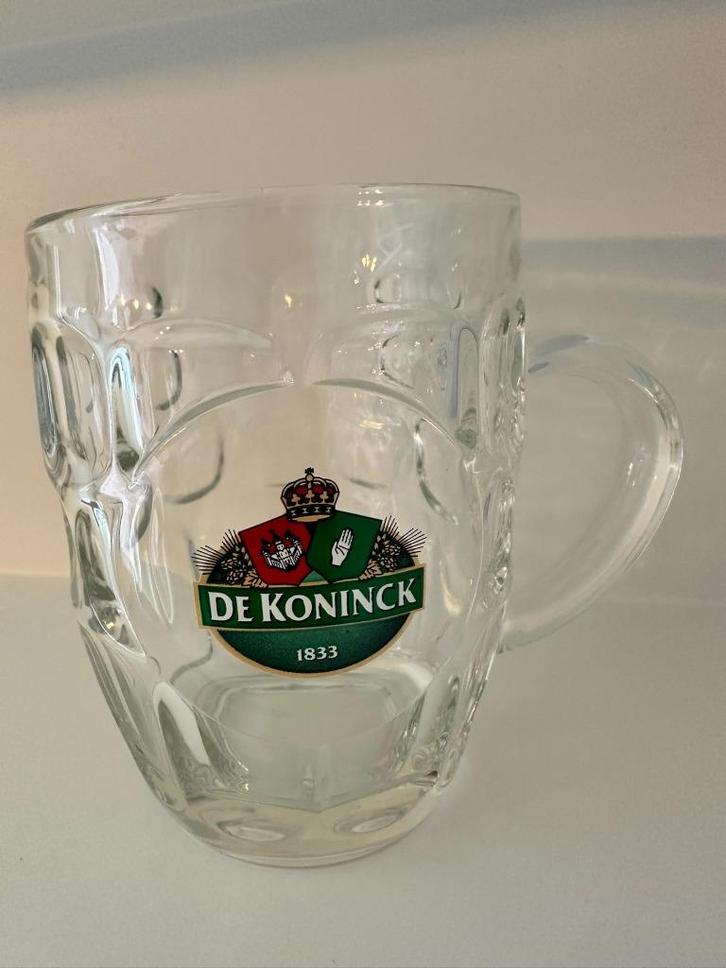 Brouwerij De Koninck bierglas halve liter Oud Logo - nieuw!, Verzamelen, Glas en Drinkglazen, Nieuw, Bierglas, Ophalen of Verzenden