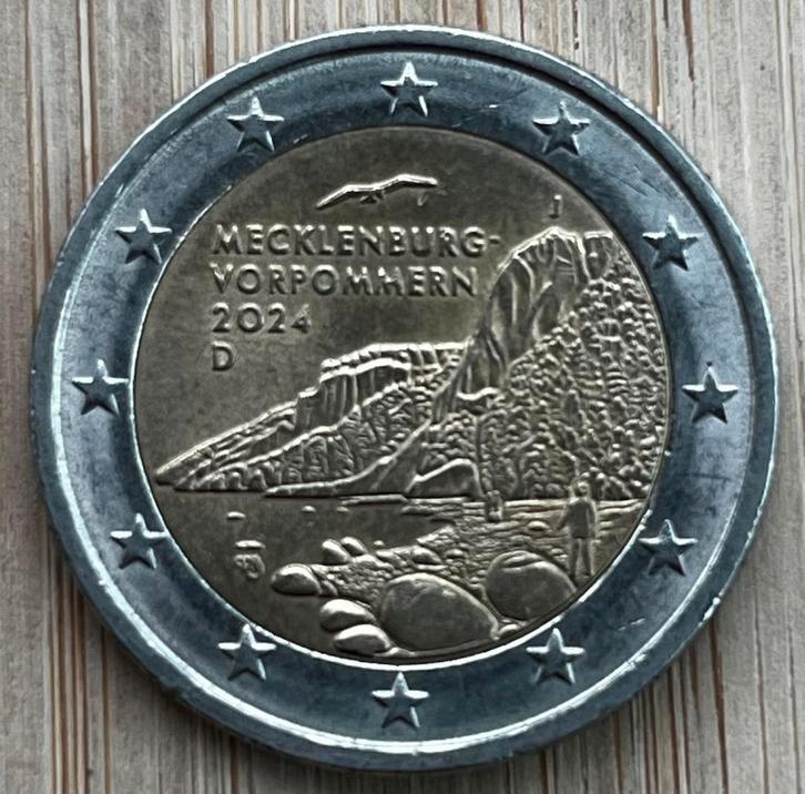 €2 herdenkingsmunt van Duitsland: Mecklenburg Voorpommeren, Timbres & Monnaies, Monnaies | Europe | Monnaies euro, Allemagne, Enlèvement