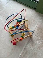 Motoriek spiraal met houten kralen, Kinderen en Baby's, Speelgoed | Houten speelgoed, Gebruikt, Ophalen