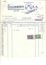 Ancienne facture 1963, Verzamelen, Ophalen of Verzenden, Gebruikt