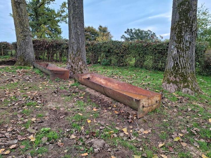 Voederbak, Doe-het-zelf en Bouw, Metalen, Gebruikt, Ophalen