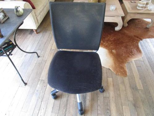 zwart stoffen bureau stoel, Maison & Meubles, Chaises de bureau, Neuf, Chaise de bureau, Noir, Ergonomique, Enlèvement