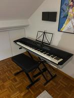 Station noire Korg Kross 2-88 avec pédale et pupitre, Musique & Instruments, Comme neuf, Enlèvement, Avec pied, Korg