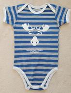 Body à manches courtes gris/bleu - T86 (2ans) - NEUF, Ophalen, Nieuw, Jongetje of Meisje, Nacht- of Onderkleding