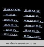 Embleem / typeplaatje Mercedes w114 w115 w108 w110 w111, Auto-onderdelen, Carrosserie, Ophalen of Verzenden, Gebruikt