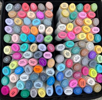 Ohuhu 120-delige alcohol marker set beschikbaar voor biedingen