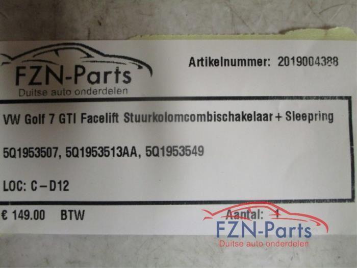 Combischakelaar Stuurkolom Volkswagen Golf (22744924), Auto-onderdelen, Dashboard en Schakelaars, Gebruikt, Ophalen