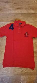 rode polo Ralph Lauren maat 164, Kinderen en Baby's, Kinderkleding | Maat 164, Gebruikt, Ophalen of Verzenden, Shirt of Longsleeve