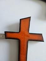 vintage kruis oranje, Antiek en Kunst, Antiek | Religieuze voorwerpen, Ophalen of Verzenden