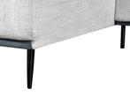 Canapé d'angle convertible réversible en tissu gris et blanc, Tissus, Enlèvement, Banc d'angle, Quatre personnes ou plus