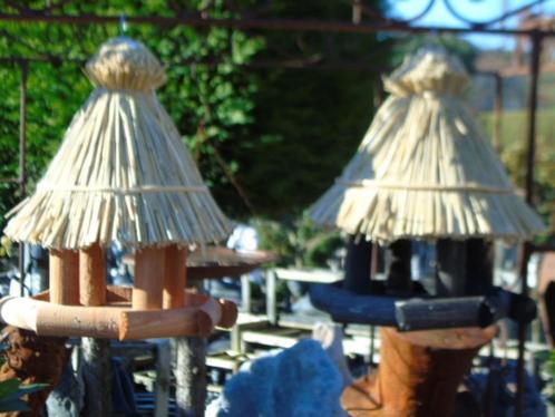 houten voerbak voor tuinvogels., Tuin en Terras, Vogelhuisjes en Vogelbaden, Nieuw, Ophalen