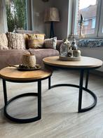 Ensemble de 2 tables de salon, Enlèvement, Comme neuf, Métal