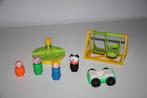 vintage fisher price little people speeltuin, Kinderen en Baby's, Ophalen of Verzenden, Gebruikt, Speelset