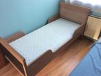 Je vends lit d'enfant IKEA une personne (+ sommier + matelas, 190 cm of minder, 80 cm, Grijs, Gebruikt