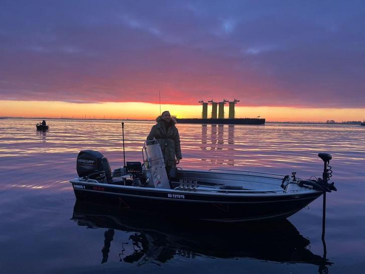 PF BOAT 450 ALU console ( 4.50 m x 1.70 m ), Watersport en Boten, Vis- en Consoleboten, Gebruikt, 30 tot 50 pk, 3 tot 6 meter