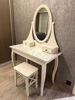 Make up tafel + stoel, Huis en Inrichting, Tafels | Kaptafels, Ophalen, Gebruikt, 50 tot 100 cm, 150 tot 200 cm