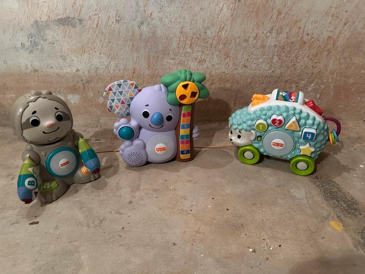 Fisher-Price interactieve speelgoedset – 3 stuks, Verzamelen, Poppetjes en Figuurtjes, Zo goed als nieuw, Ophalen