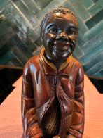 Houten beeld polychroom antiek, Ophalen