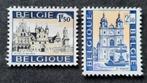 België: OBP 1614/15 ** Toeristische uitgifte 1971., Ophalen of Verzenden, Zonder stempel, Frankeerzegel, Postfris