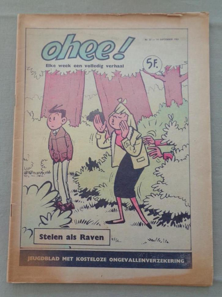 Ohee 22 - Pits en Kaliber (Stelen als Raven) - 1963, Boeken, Stripverhalen, Ophalen of Verzenden