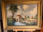 Schilderij watermolen, Antiek en Kunst, Ophalen of Verzenden