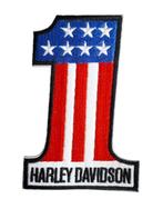 Patch Harley Davidson Number 1 - 66 x 98 mm, Ophalen of Verzenden, Nieuw