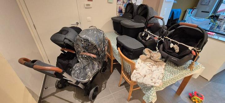 Contours element tweeling buggy of een tot duo buggy, Kinderen en Baby's, Buggy's, Gebruikt, Overige merken, Duomodel, Regenhoes