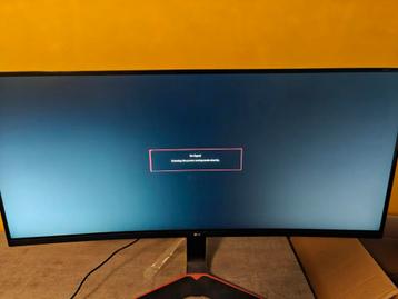 LG 34 inch curved, Gaming, 3 à 5 ms, Comme neuf, Enlèvement