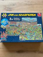 3 puzzels Jan Van Haasteren football WK, Ophalen, 500 t/m 1500 stukjes, Zo goed als nieuw, Legpuzzel