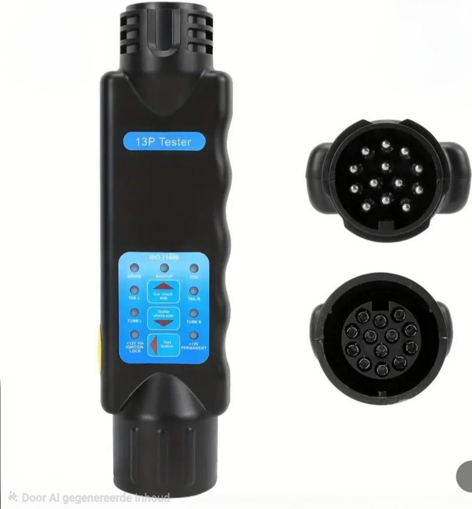 Tester voor 13pins aansluiting aanhangwagen/ Caravan, Auto diversen, Aanhangwagen-onderdelen, Ophalen