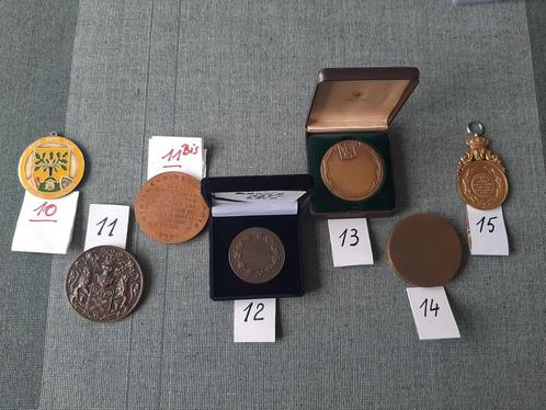 Médailles commémoratives en bronze, Collections, Rétro, Enlèvement ou Envoi