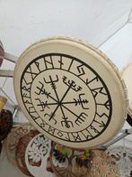 tambour chamanique 30 cm en bois et peau chèvre+ mailloche, Musique & Instruments, Enlèvement ou Envoi, Neuf