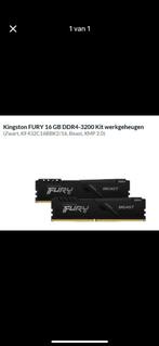 Kingston HyperX Fury Beast 2x 8Gb, Computers en Software, RAM geheugen, Ophalen, DDR4, Zo goed als nieuw, Desktop