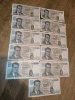 Set van 20 biljetten van Belgische frank, Ophalen of Verzenden, Bankbiljetten
