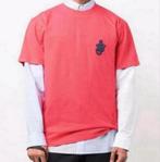 JW ANDERSON Katoenen T-shirt ankerpatch anker Roze maat L, Ophalen of Verzenden, Maat 52/54 (L), Roze
