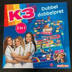 K3 dubbel dobbelpret - 2 spelletjes op 1 bord - vanaf 4 jaar, Ophalen, Gebruikt, Studio 100