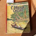 BD Tintin L oreille cassee a18 1942 noir et blanc, Boeken, Stripverhalen, Gelezen, Ophalen of Verzenden