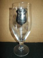 Bierglas 33cl - D'oude maalderij - Izegem - zwart - 17,8cm, Ophalen of Verzenden, Zo goed als nieuw, Glas of Glazen, Overige merken