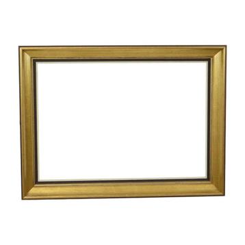 Strakke Gouden Houten Lijst Schilderij Kader Klassiek 58x43 beschikbaar voor biedingen