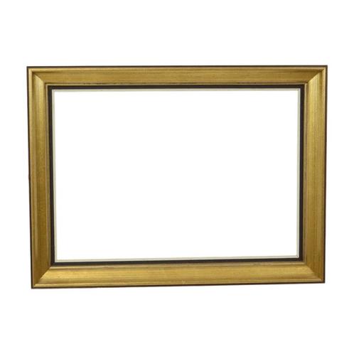 Strakke Gouden Houten Lijst Schilderij Kader Klassiek 58x43, Huis en Inrichting, Woonaccessoires | Lijsten, Gebruikt, Minder dan 50 cm