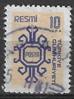Turkije 1979 - Yvert 156SE - Dienstzegel (ST), Verzenden, Gestempeld