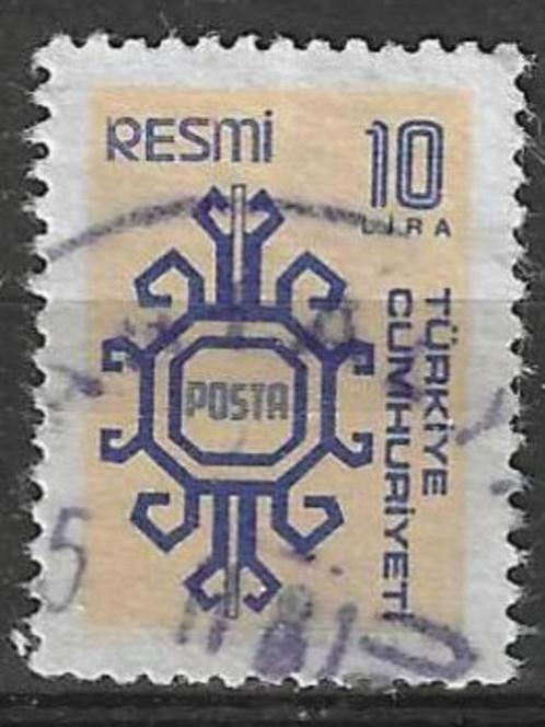 Turkije 1979 - Yvert 156SE - Dienstzegel (ST), Postzegels en Munten, Postzegels | Europa | Overig, Gestempeld, Verzenden