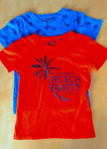 Zomerse set van t-shirts, maat 128 beschikbaar voor biedingen