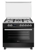 Gas Fornuizen 90 cm breed /Elektrische Oven + Grill, 5 zones de cuisson ou plus, Classe énergétique A ou plus économe, Enlèvement