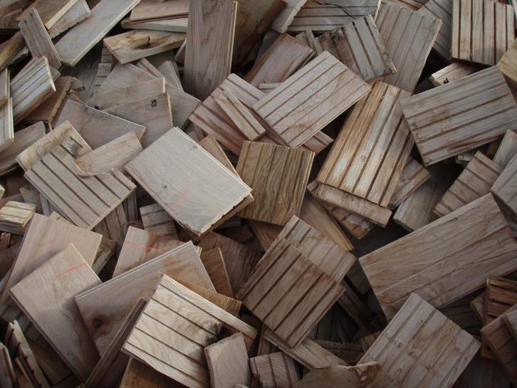 BOIS DE CHAUFFAGE chutes de parquet, Tuin en Terras, Brandhout, Eikenhout, Ophalen